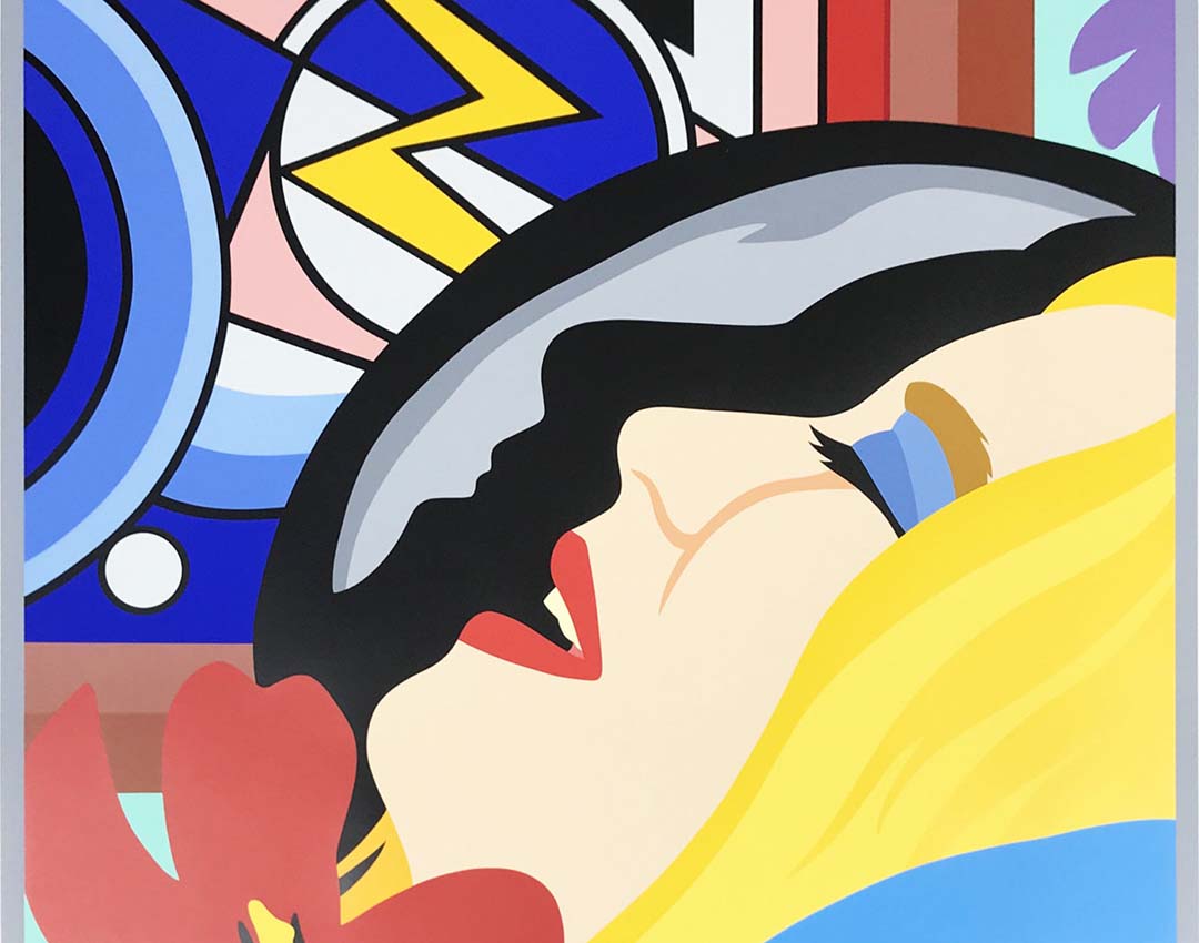 Tom Wesselmann - Bedroom Face with Lichtenstein