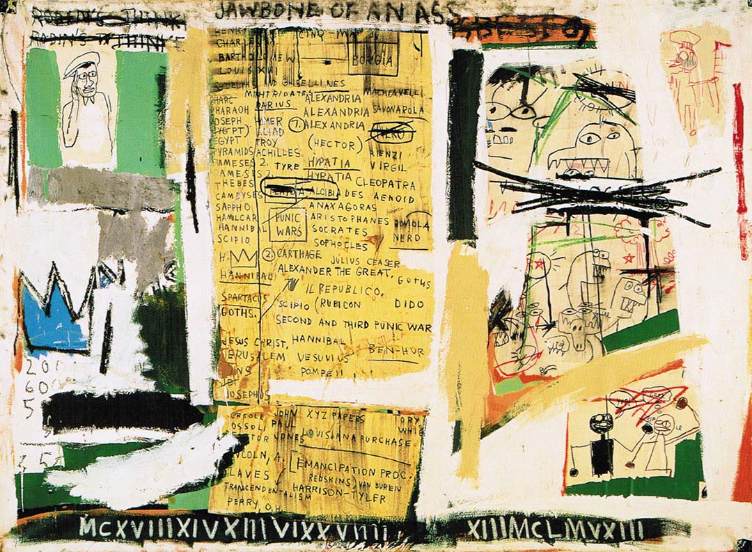 Jean-Michel Basquiat - Jawbone of an Ass